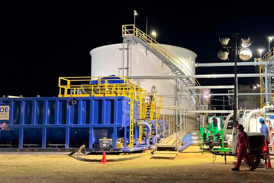 Four X-Flo Mobile Clarifiers for chemical plant